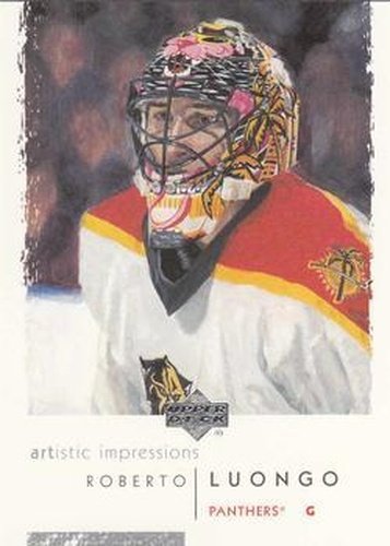 #40 Roberto Luongo - Florida Panthers - 2002-03 UD Artistic Impressions Hockey