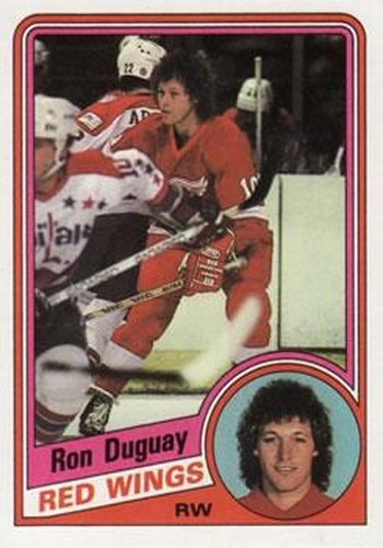 #40 Ron Duguay - Detroit Red Wings - 1984-85 Topps Hockey