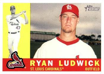 #40 Ryan Ludwick - St. Louis Cardinals - 2009 Topps Heritage Baseball