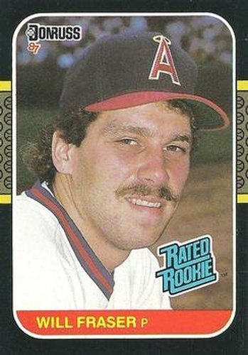 #40 Will Fraser - California Angels - 1987 Donruss Baseball