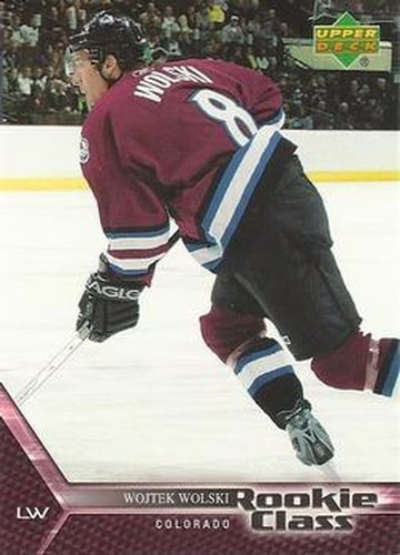 #40 Wojtek Wolski - Colorado Avalanche - 2005-06 Upper Deck Rookie Class Box Set Hockey