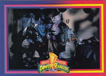#40 Squatt and Ticklesneezer - 1994 Collect-A-Card Power Rangers