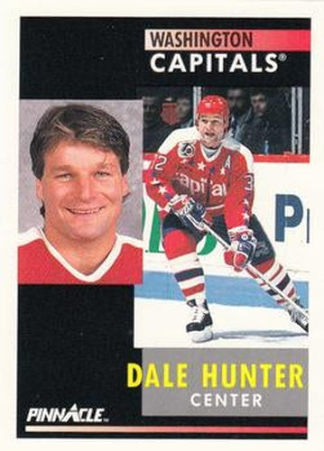 #40 Dale Hunter - Washington Capitals - 1991-92 Pinnacle Hockey