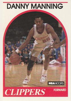 #40 Danny Manning - Los Angeles Clippers - 1989-90 Hoops Basketball