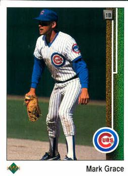 #140 Mark Grace - Chicago Cubs - 1989 Upper Deck Baseball