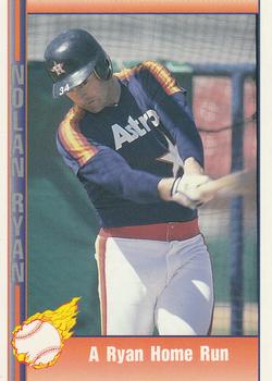 #40 A Ryan Home Run - Houston Astros - 1991 Pacific Nolan Ryan Texas Express I Baseball