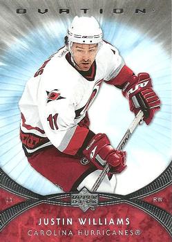 #40 Justin Williams - Justin Williams - 2007-08 Upper Deck Ovation Hockey