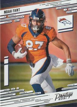 #40 Noah Fant - Denver Broncos - 2021 Panini Prestige Football