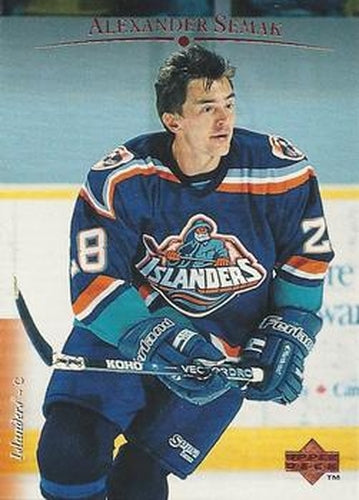 #40 Alexander Semak - New York Islanders - 1995-96 Upper Deck Hockey