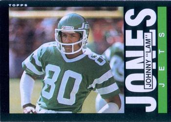 #340 Lam Jones - New York Jets - 1985 Topps Football