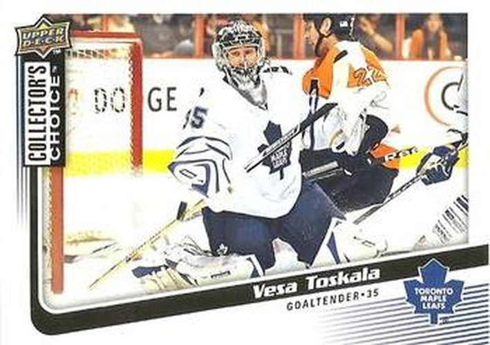 #40 Vesa Toskala - Toronto Maple Leafs - 2009-10 Collector's Choice Hockey