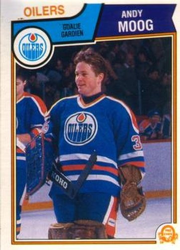 #40 Andy Moog - Edmonton Oilers - 1983-84 O-Pee-Chee Hockey