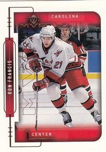 #40 Ron Francis - Carolina Hurricanes - 1999-00 Upper Deck MVP Hockey