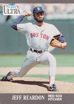 #40 Jeff Reardon - Boston Red Sox - 1991 Ultra Baseball