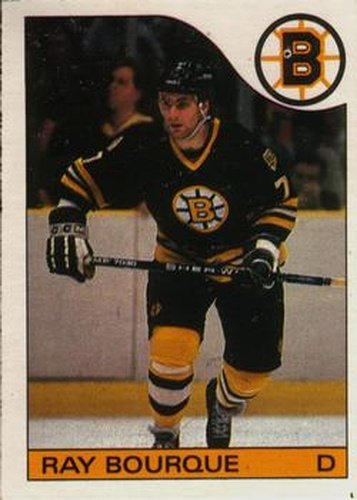 #40 Ray Bourque - Boston Bruins - 1985-86 O-Pee-Chee Hockey