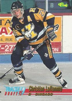 #40 Christian Laflamme - Chicago Blackhawks - 1995 Classic Hockey