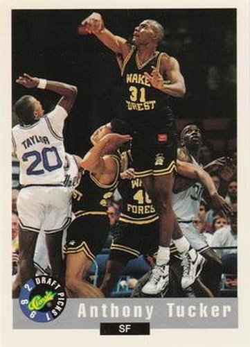 #40 Anthony Tucker - Wake Forest Demon Deacons - 1992 Classic Draft Basketball