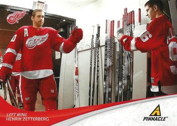 #40 Henrik Zetterberg - Detroit Red Wings - 2011-12 Panini Pinnacle Hockey
