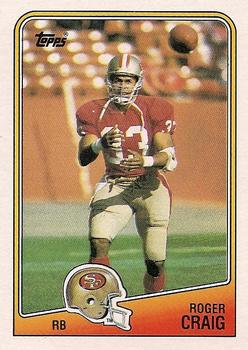 #40 Roger Craig - San Francisco 49ers - 1988 Topps Football
