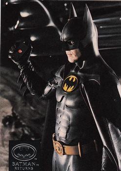 #40 Tim Burton was determined that Bruce Wayne be - 1992 Stadium Club Batman Returns