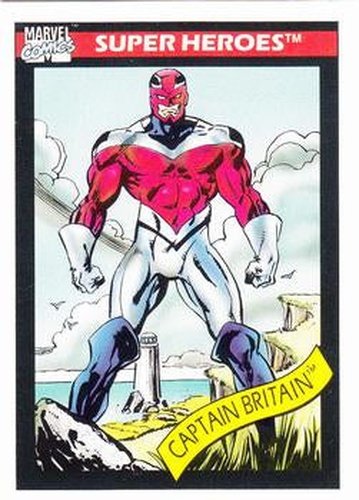 #40 Captain Britain - 1990 Impel Marvel Universe