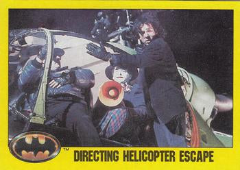 #240 Directing Helicopter Escape - 1989 Topps Batman