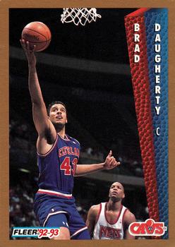 #40 Brad Daugherty - Cleveland Cavaliers - 1992-93 Fleer Basketball