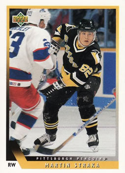 #40 Martin Straka - Pittsburgh Penguins - 1993-94 Upper Deck Hockey
