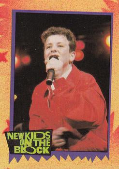 #40a Vital Statistics - Joseph McIntyre - 1989 Topps New Kids on the Block