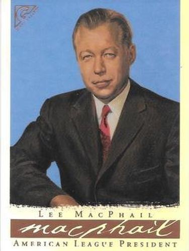 #40b Lee MacPhail - - 2003 Topps Gallery Hall of Fame - Artist's Proofs Baseball