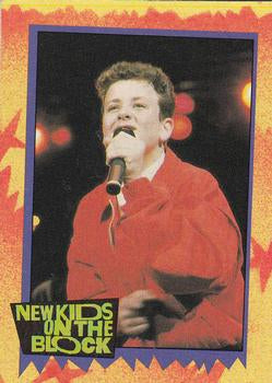 #40c Vital Statistics - Joseph McIntyre - 1989 Topps New Kids on the Block