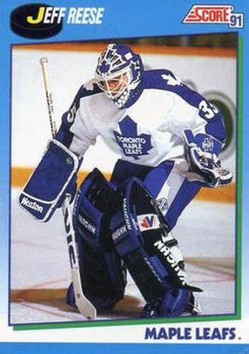 #410 Jeff Reese - Toronto Maple Leafs - 1991-92 Score Canadian Hockey