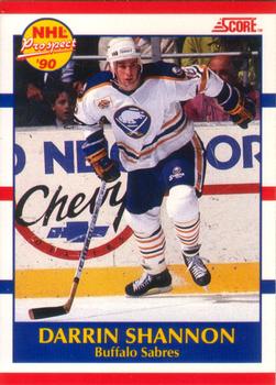 #410 Darrin Shannon - Buffalo Sabres - 1990-91 Score Canadian Hockey