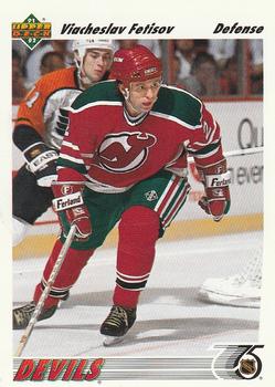 #410 Viacheslav Fetisov - New Jersey Devils - 1991-92 Upper Deck Hockey