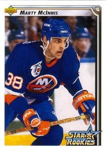 #410 Marty McInnis - New York Islanders - 1992-93 Upper Deck Hockey