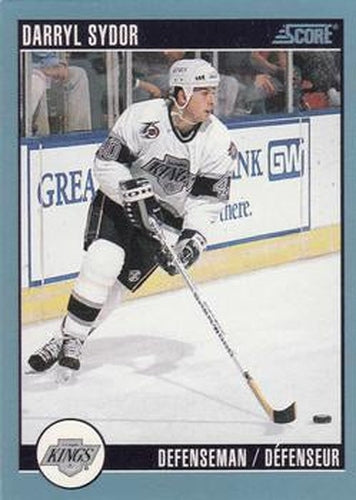 #410 Darryl Sydor - Los Angeles Kings - 1992-93 Score Canadian Hockey