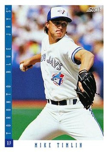 #410 Mike Timlin - Toronto Blue Jays - 1993 Score Baseball