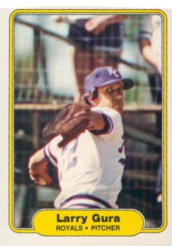#410 Larry Gura - Kansas City Royals - 1982 Fleer Baseball