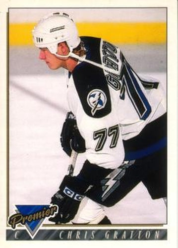 #410 Chris Gratton - Tampa Bay Lightning - 1993-94 O-Pee-Chee Premier Hockey