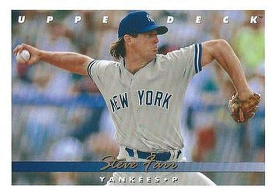 #410 Steve Farr - New York Yankees - 1993 Upper Deck Baseball