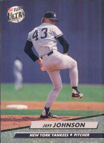 #410 Jeff Johnson - New York Yankees - 1992 Ultra Baseball