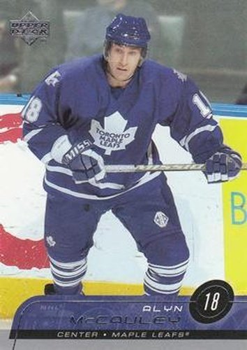 #410 Alyn McCauley - Toronto Maple Leafs - 2002-03 Upper Deck Hockey