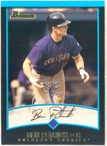 #410 Ben Petrick - Colorado Rockies - 2001 Bowman Baseball