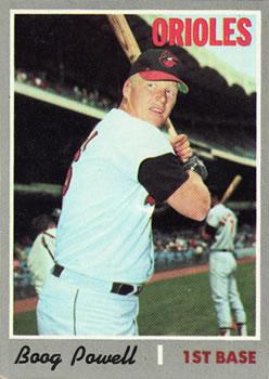#410 Boog Powell - Baltimore Orioles - 1970 Topps Baseball