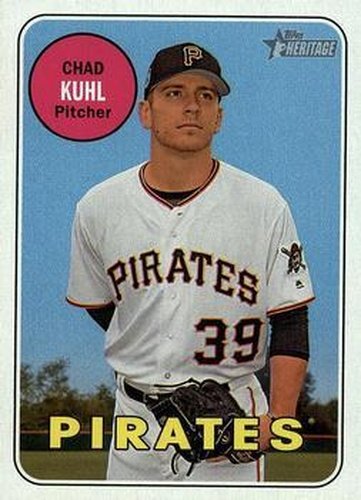 #410 Chad Kuhl - Pittsburgh Pirates - 2018 Topps Heritage Baseball