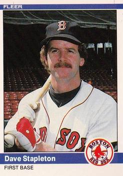 #410 Dave Stapleton - Boston Red Sox - 1984 Fleer Baseball