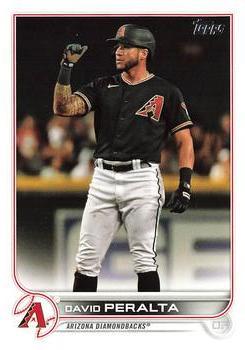 #410 David Peralta - Arizona Diamondbacks - 2022 Topps Baseball