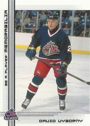 #410 David Vyborny - Columbus Blue Jackets - 2000-01 Be a Player Memorabilia Hockey