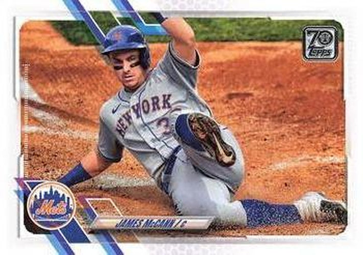 #410 James McCann - New York Mets - 2021 Topps Baseball