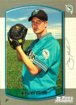 #410 Jason Grilli - Florida Marlins - 2000 Bowman Baseball